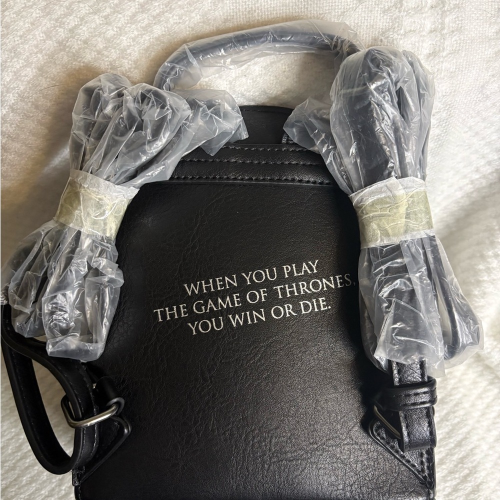 Danielle Nicole Black and Silver Game of Thrones Backpack - Picture 2 of 2